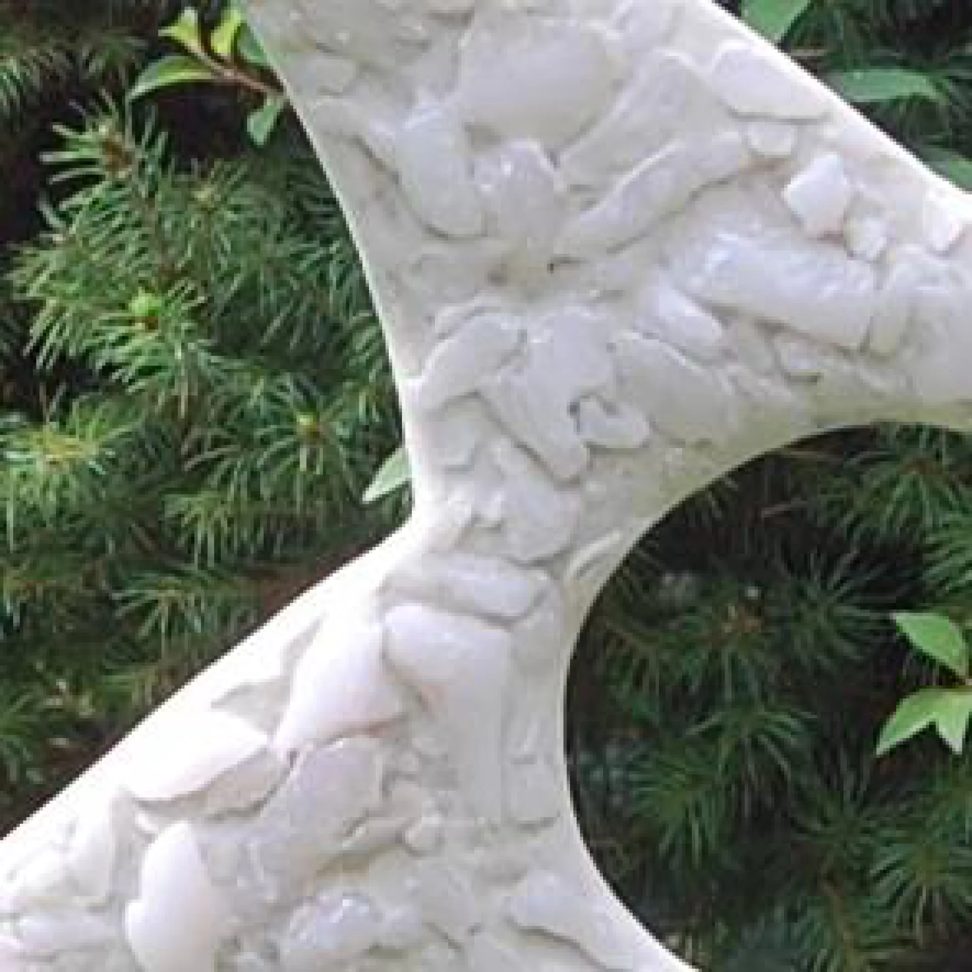 Detail tuinvogels in Epoxy.