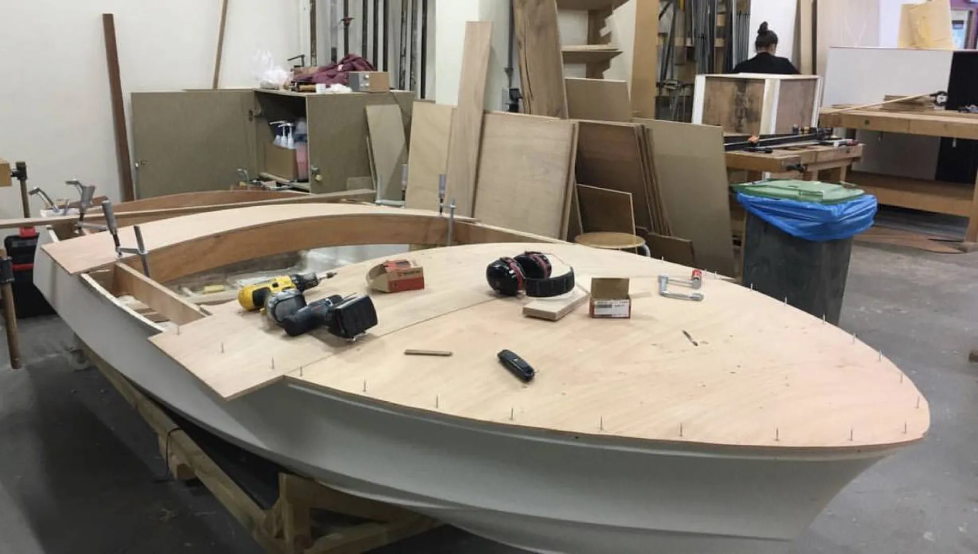 Runabout hout epoxy