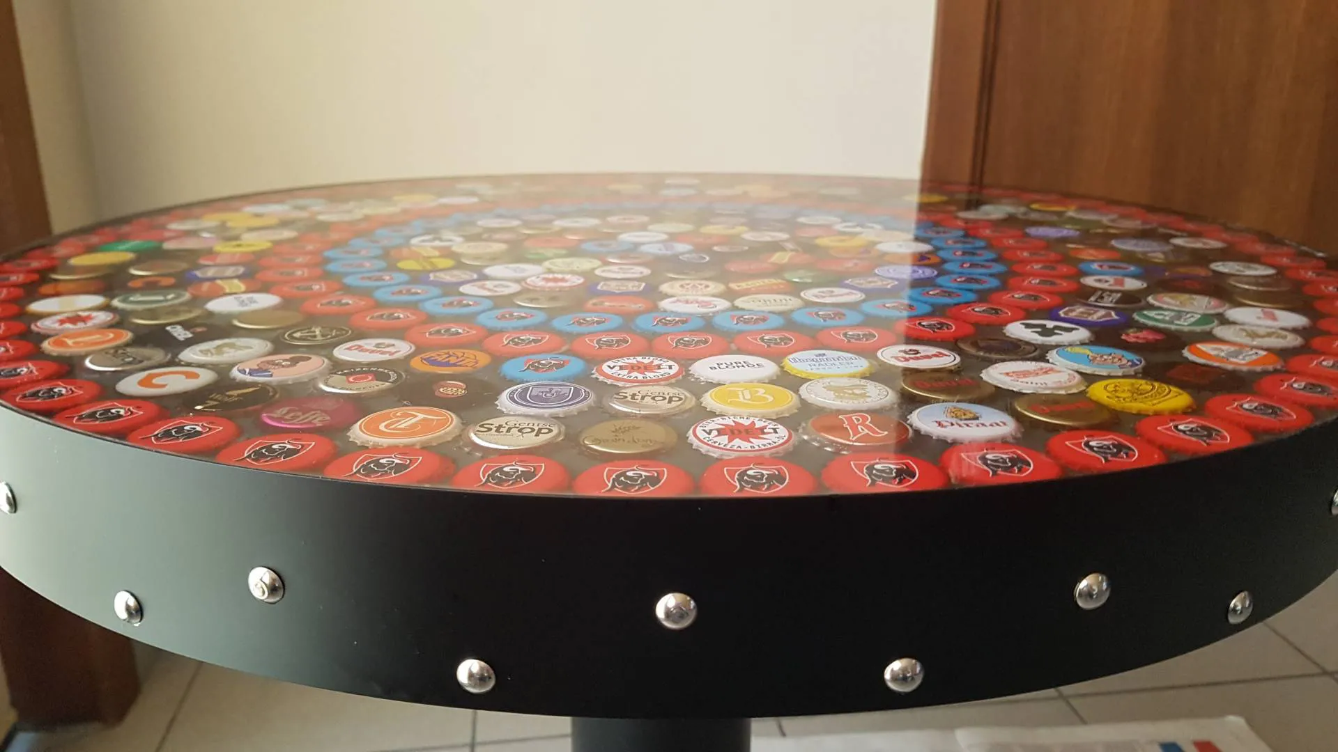 Na afwerking met epoxy