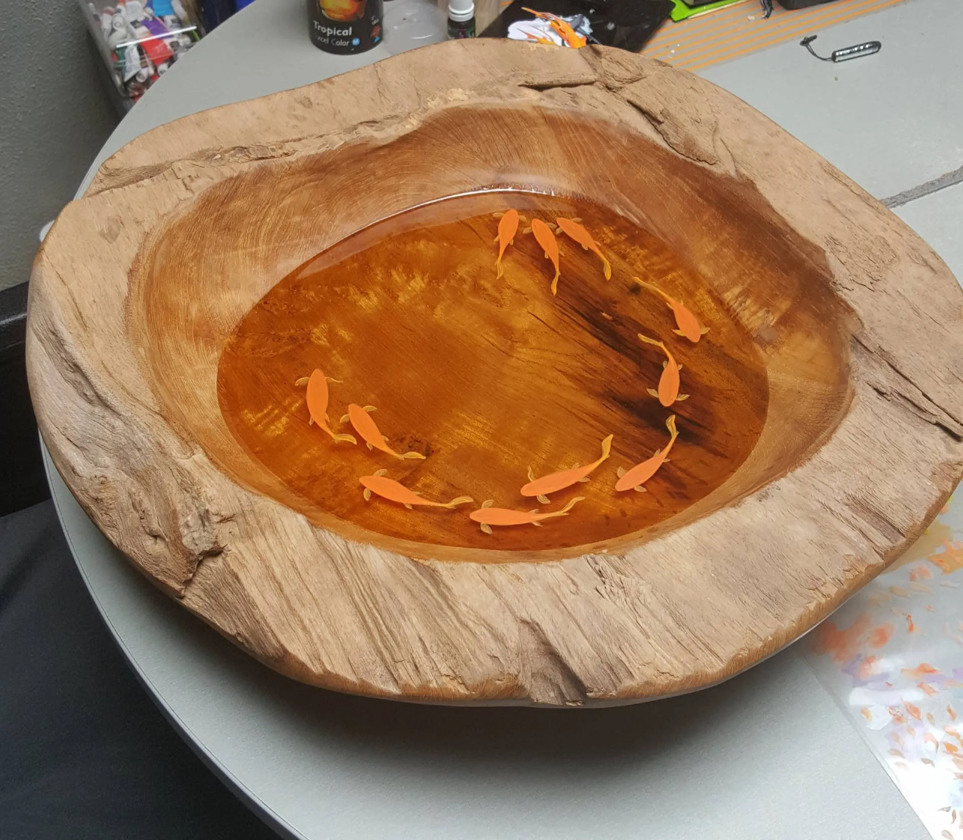 Vissen in Epoxy