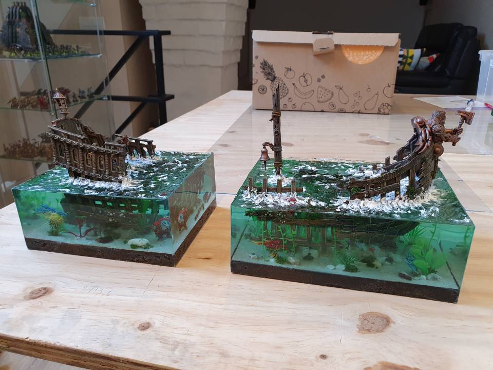 diorama schip