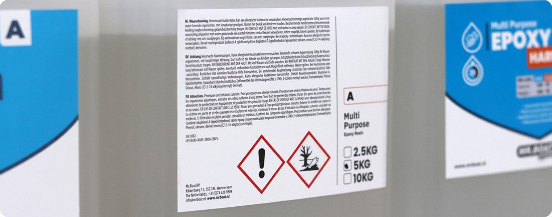 is epoxy gevaarlijk labels