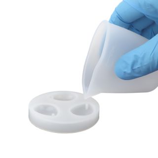 siliconen mengbeker toepassing