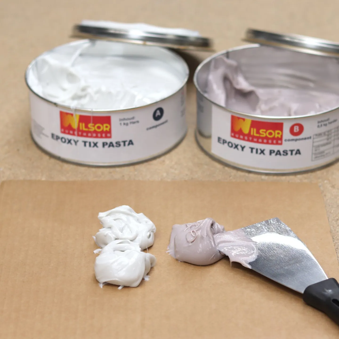 epoxy tix mengverhouding.
