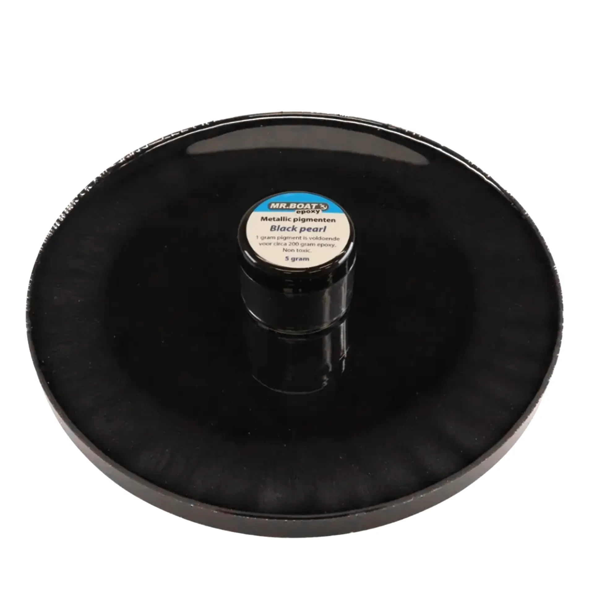 zwart epoxy pigment.