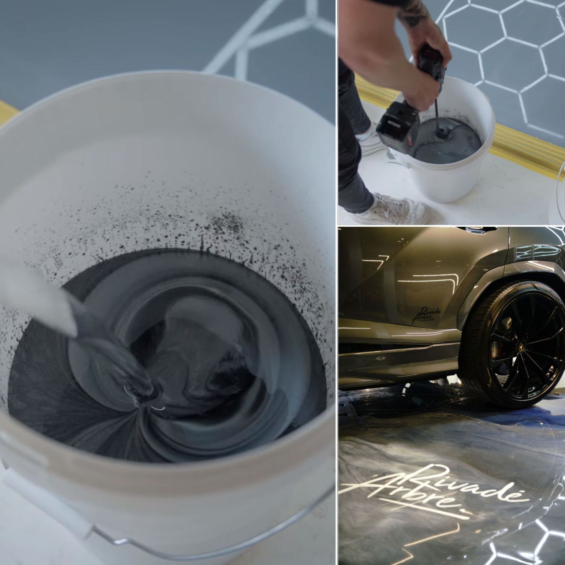 grijs epoxy pigment