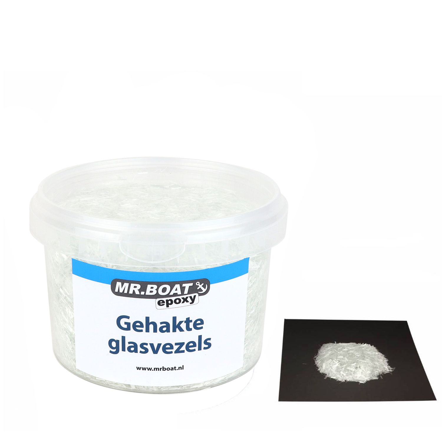 gehakte glasvezel