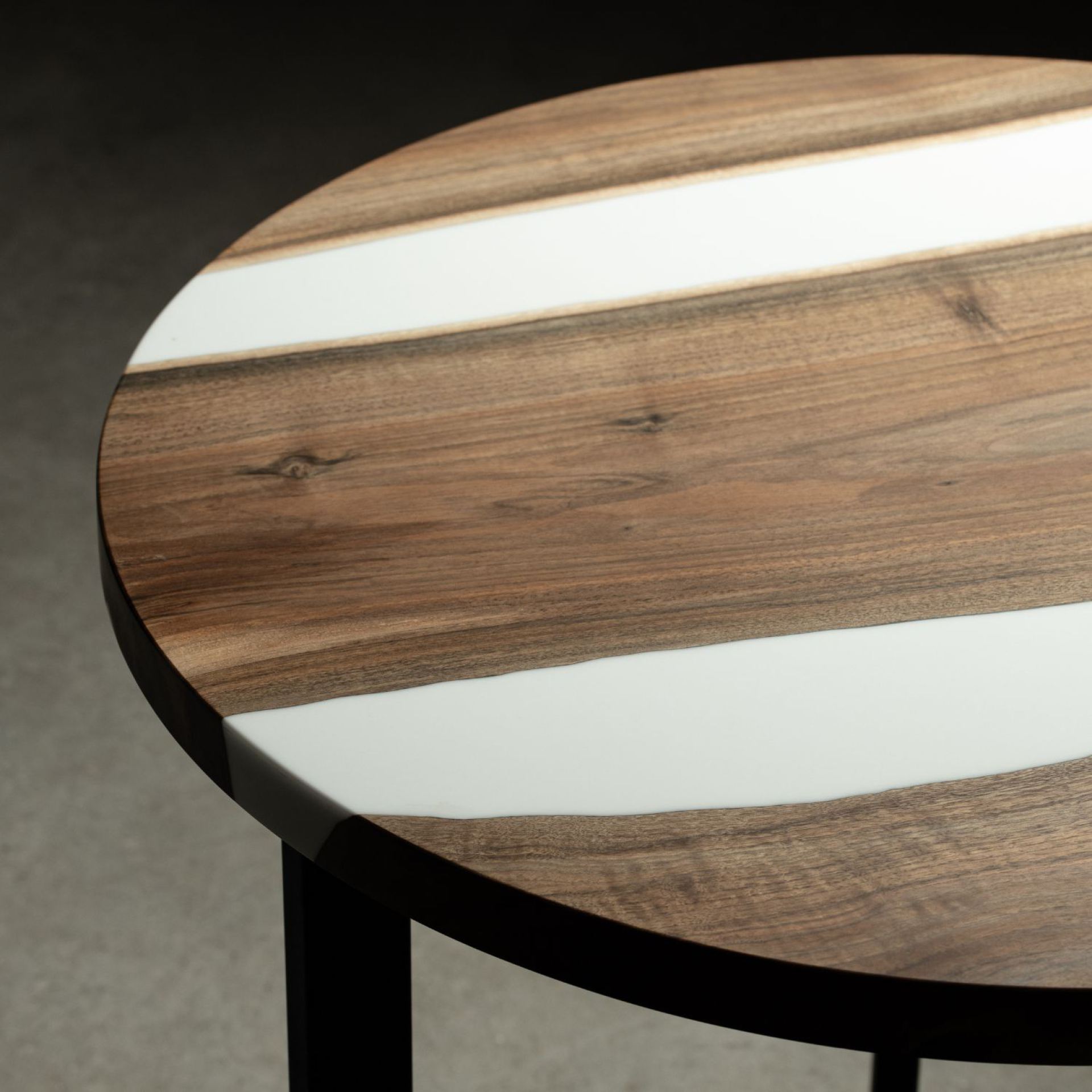 witte epoxy tafel