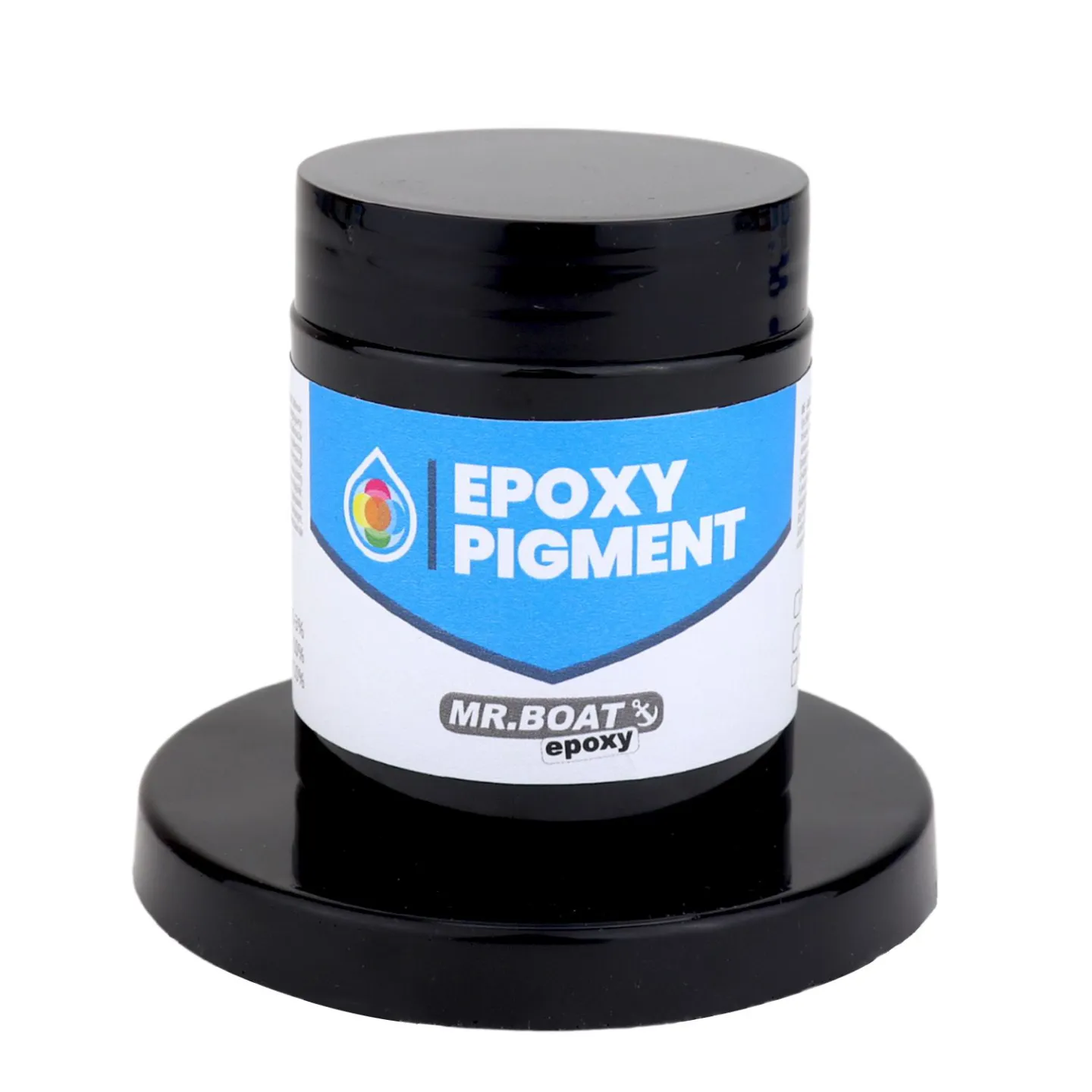 zwart epoxy pigment.