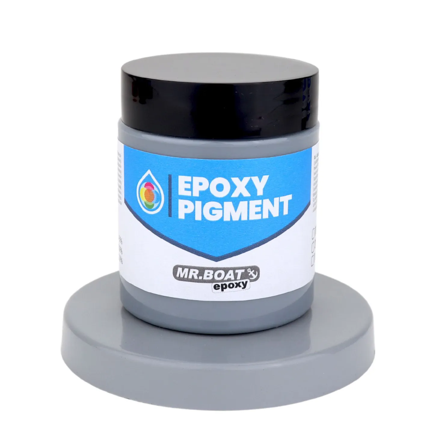 grijs epoxy pigment.