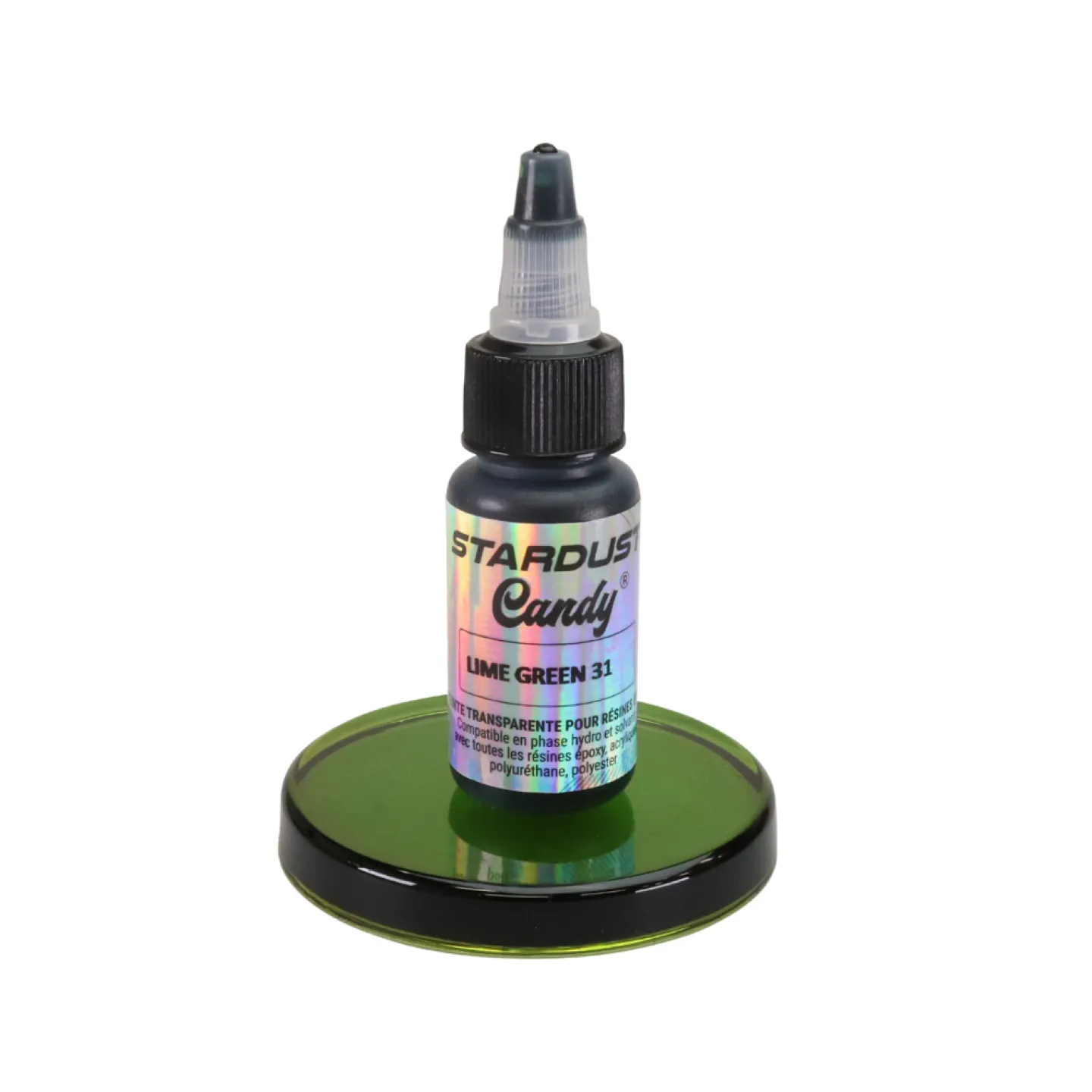 lime green epoxypigment.