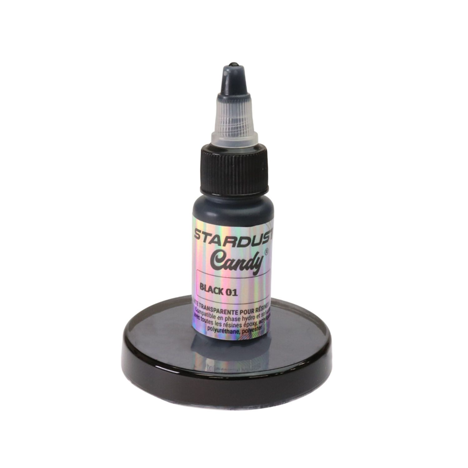 zwart transparant epoxy pigment