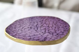 acryl marker effect op onderzetter