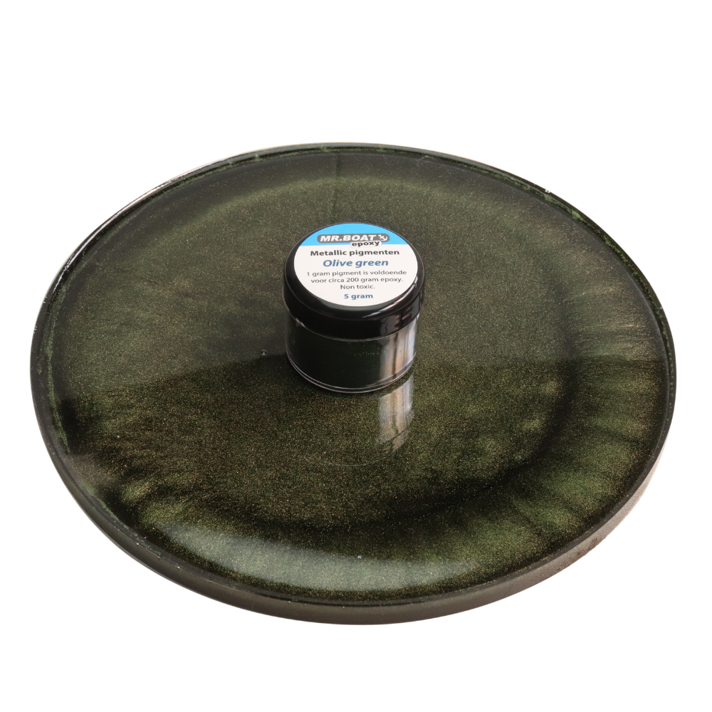 epoxy metallic donker groen