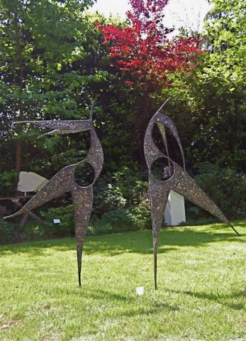 Christien Heman: Tuinobjecten in epoxy