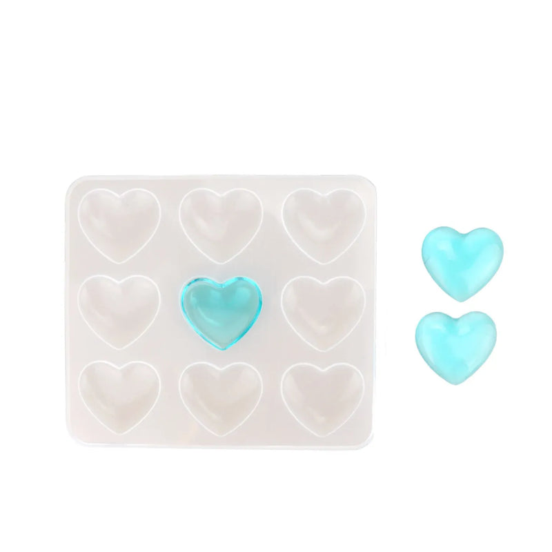 Siliconen mal hartjes