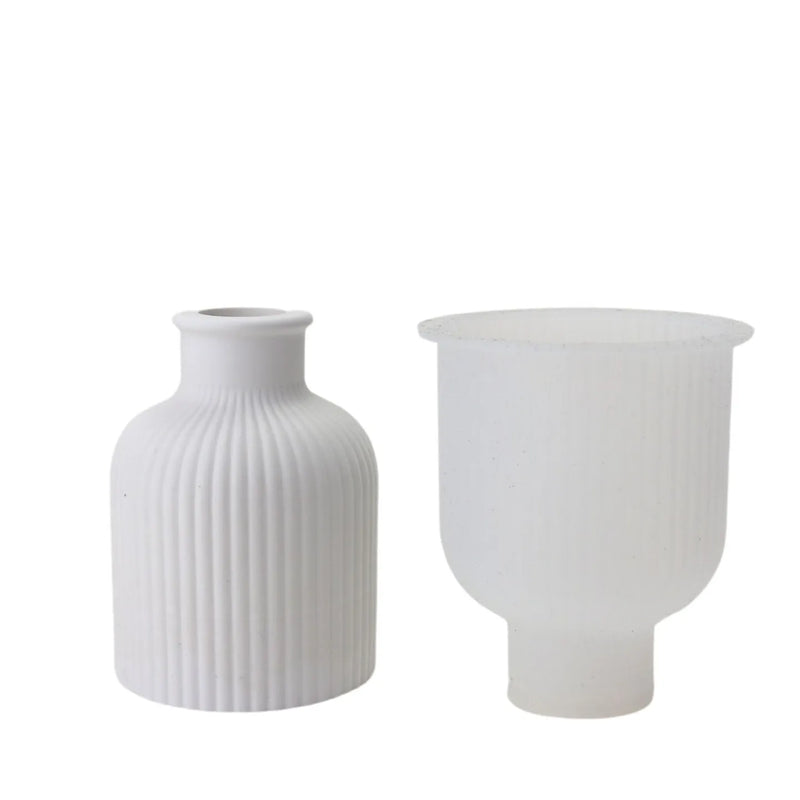 Siliconen mal siervaasje structuur