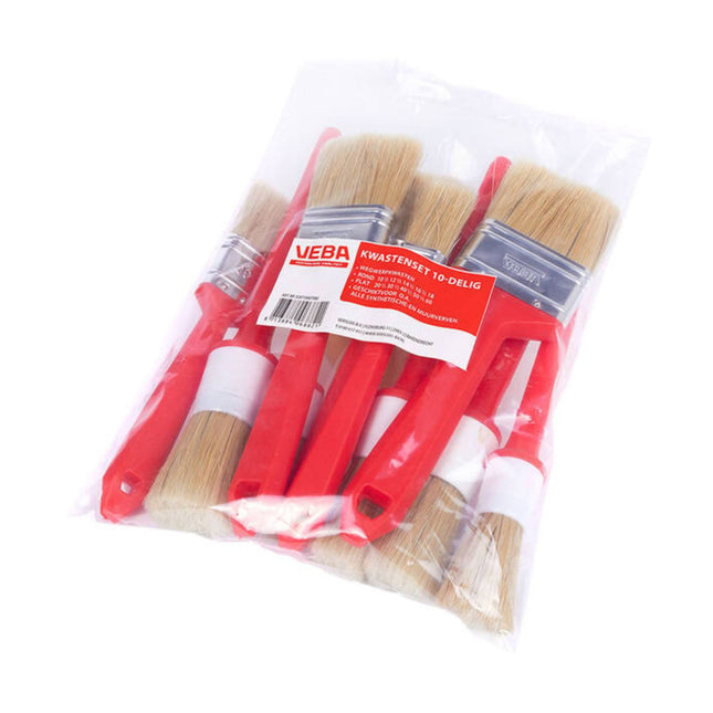 Kwastenset 10-delig