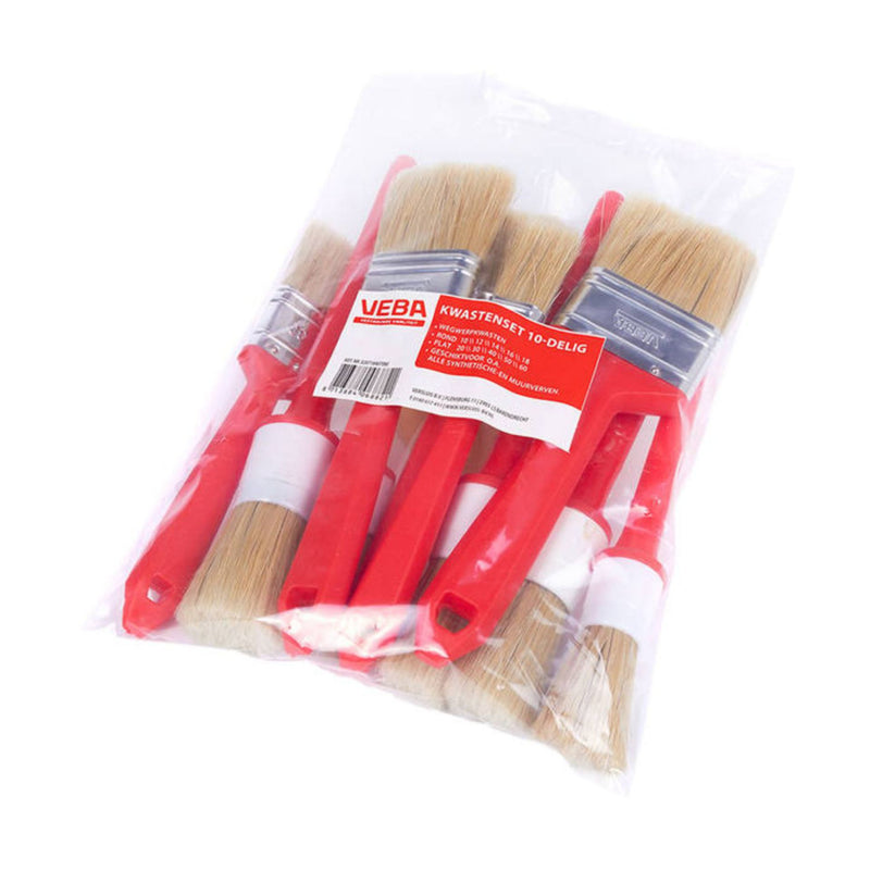 Kwastenset 10-delig