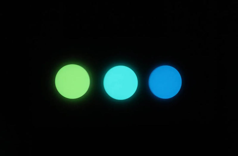 Glow in the dark poeder - Turquoise