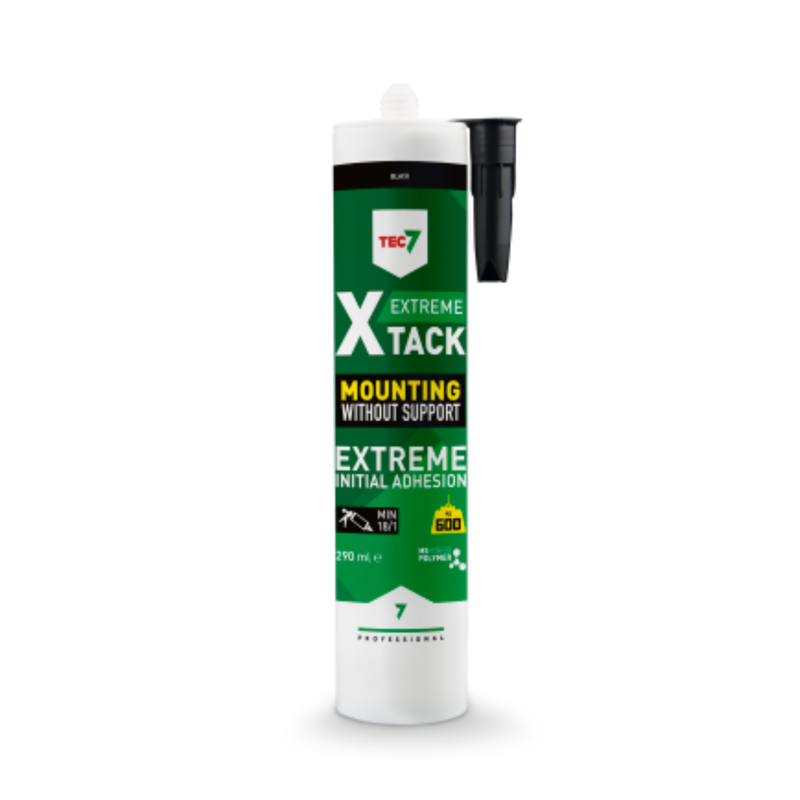 TEC7 lijmkit X-Tack Zwart
