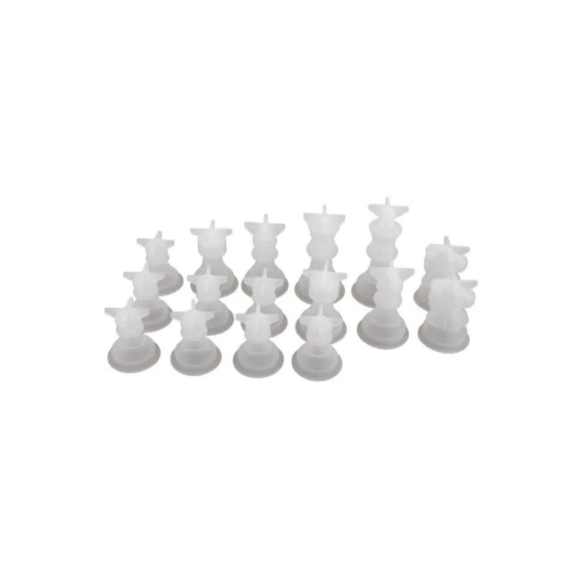 Siliconen mal voor schaakstukken