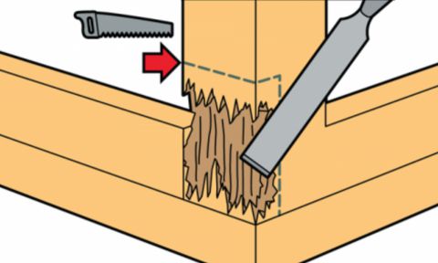 Rotte kozijnen repareren