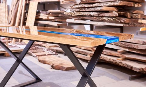 Stappenplan epoxy tafel